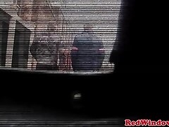 Redlight hooker sucks and fucks tourist